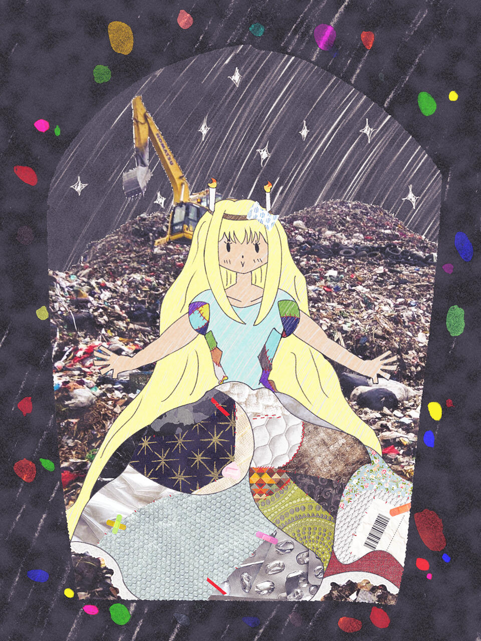 Trash Princess Collage/illustration