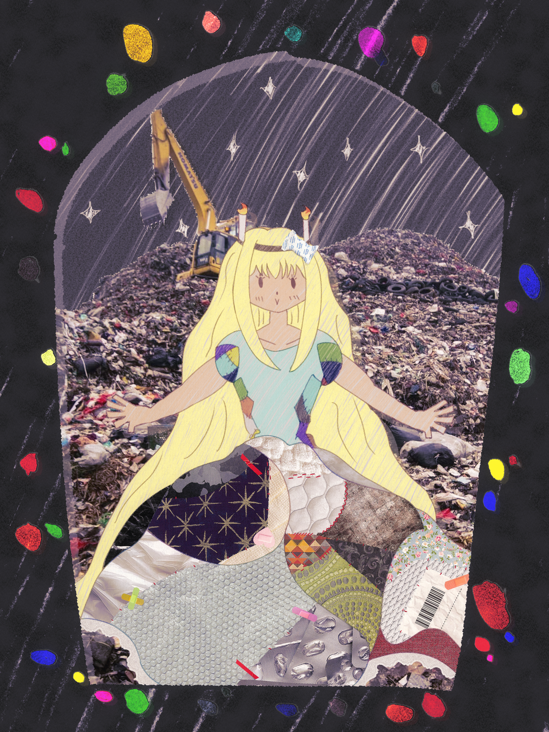 Trash Princess Collage/illustration